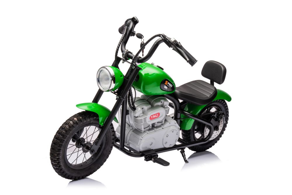 Vaikiškas akumuliatorinis motociklas „A9902“ (36V) (Žalias)