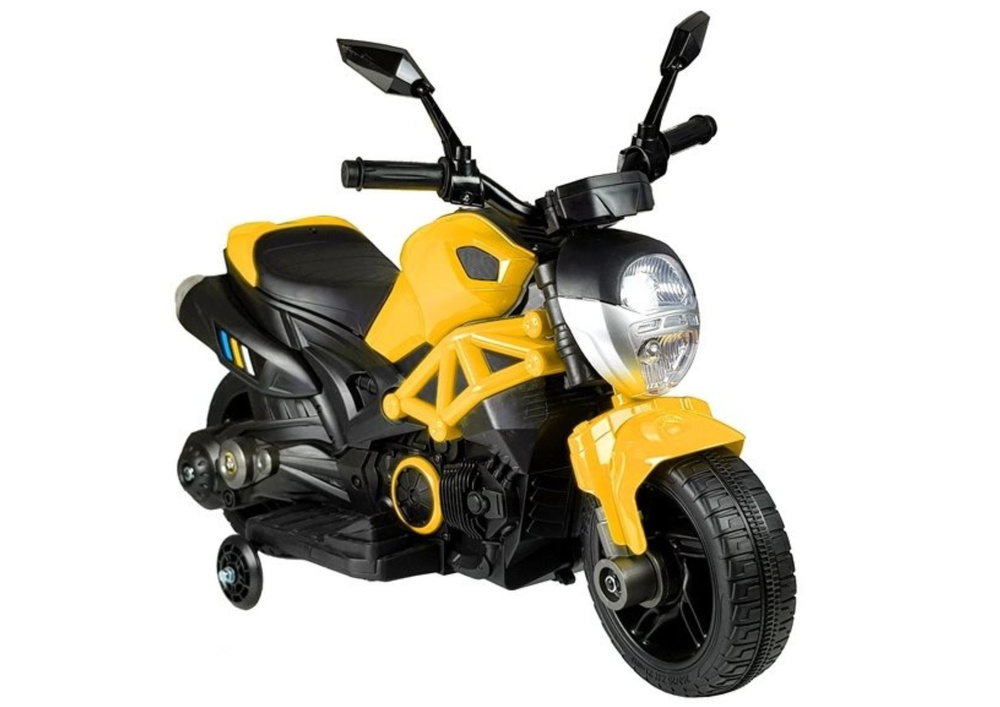 Vaikiškas akumuliatorinis motociklas „GTM1188“ (Geltonas)