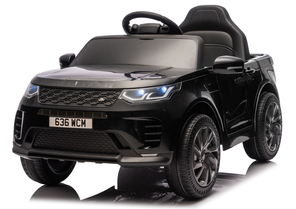 Vaikiškas elektromobilis „Land Rover Discovery“ (Juodas)