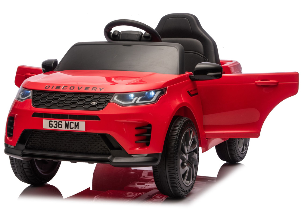 Vaikiškas elektromobilis „Land Rover Discovery“ (Raudonas)