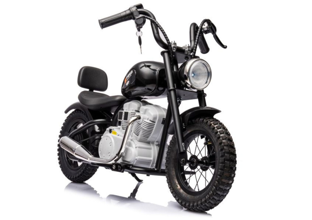 Vaikiškas akumuliatorinis motociklas „A9902“ (36V) (Juodas)