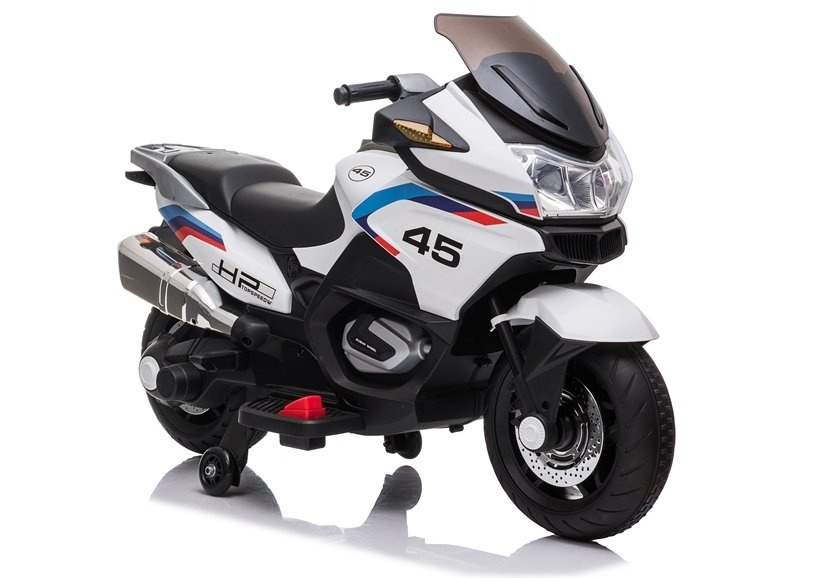 Vaikiškas akumuliatorinis motociklas „XMX609“ (Baltas)