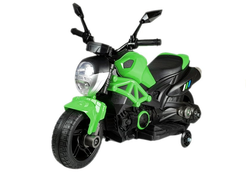 Vaikiškas akumuliatorinis motociklas „GTM1188“ (Žalias)