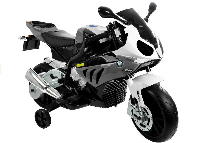 Vaikiškas akumuliatorinis motociklas „BMW S1000RR“ (Sidabrinis)