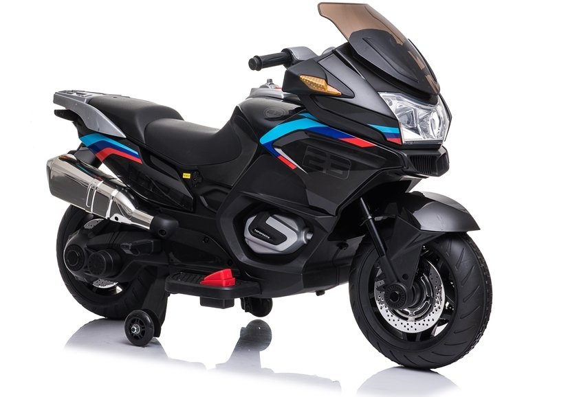 Vaikiškas akumuliatorinis motociklas „XMX609“ (Juodas)