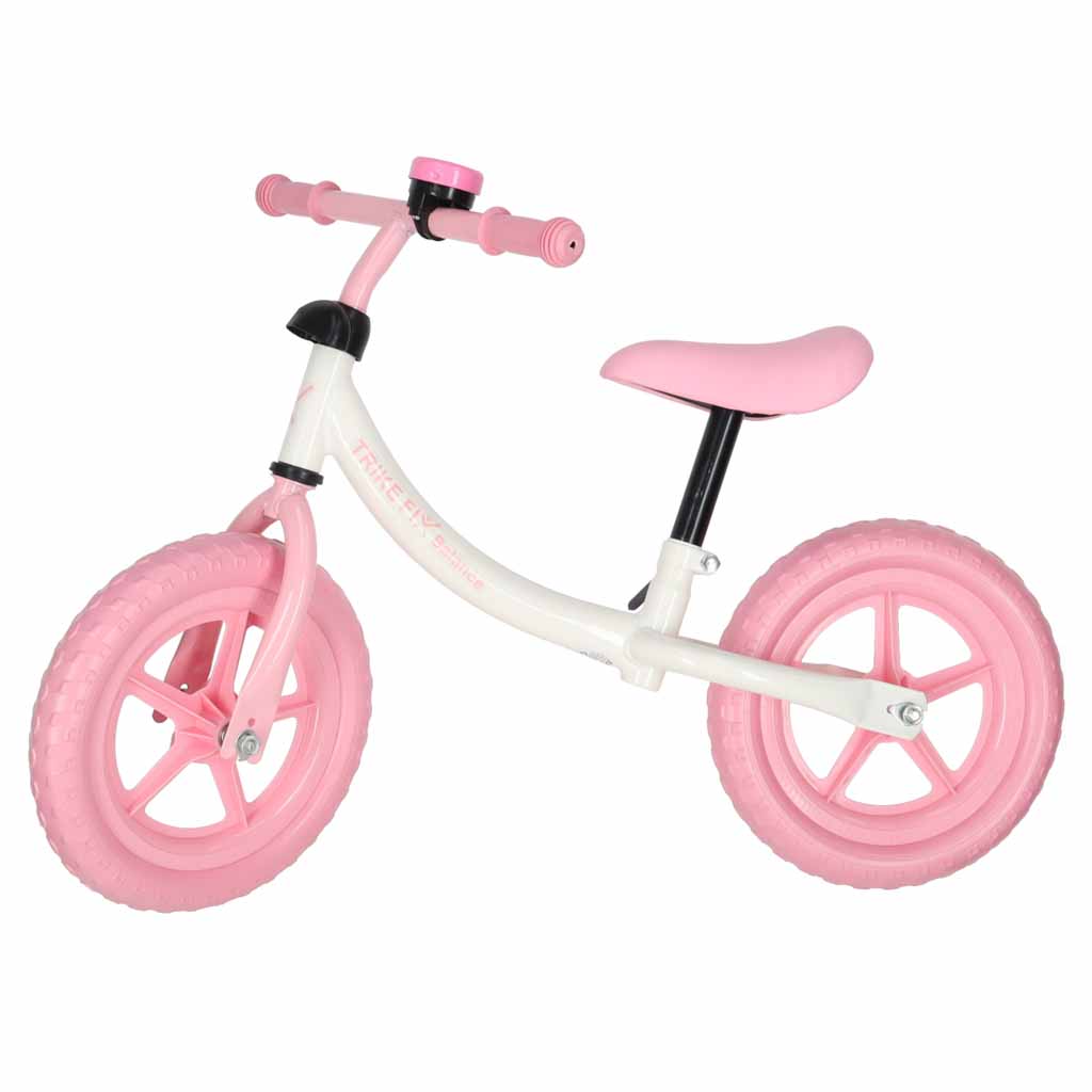 Balansinis dviratukas su skambučiu „Trike Fix Balance“, rožinis