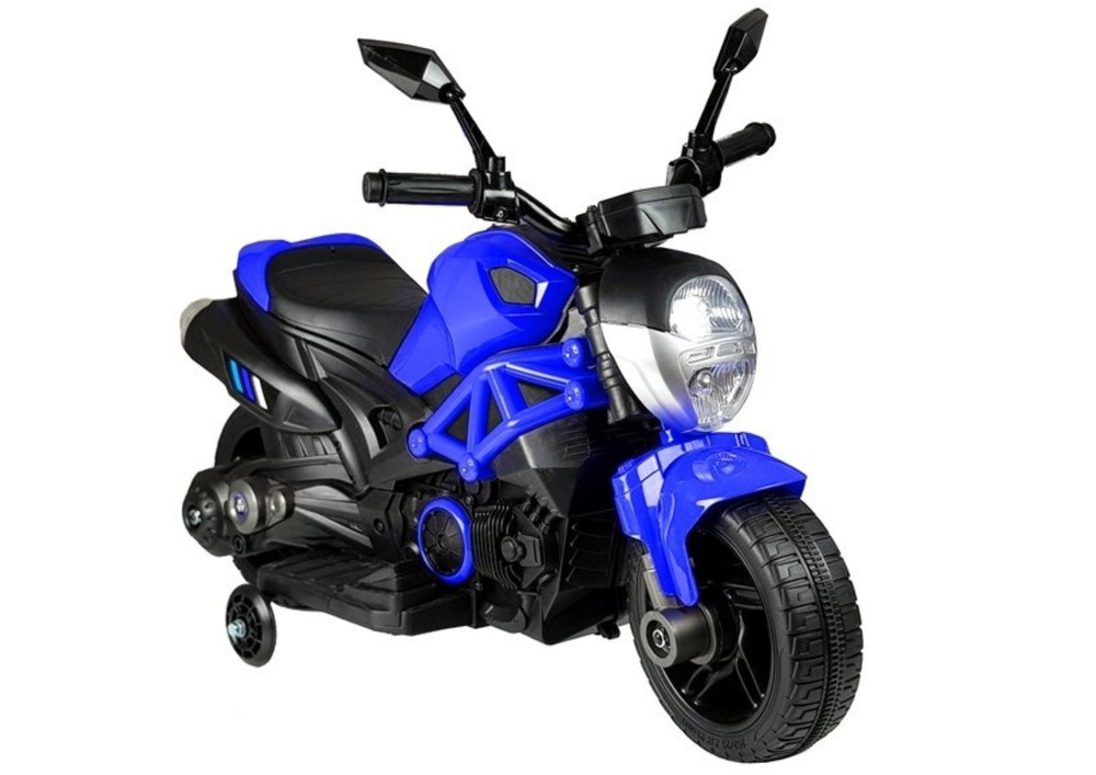Vaikiškas akumuliatorinis motociklas „GTM1188“ (Mėlynas)