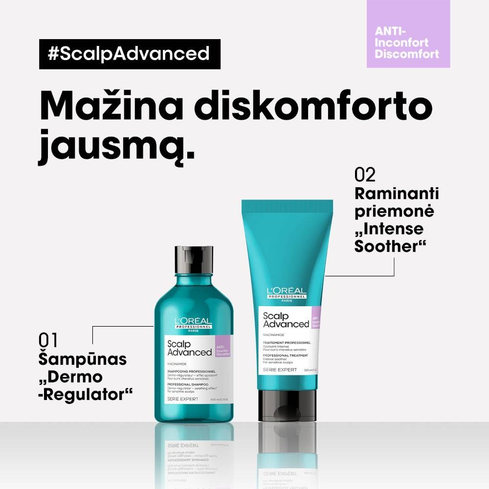L'Oreal Professionnel Scalp Advanced Anti - Discomfort Soothing šampūnas raminantis galvos odą 300ml