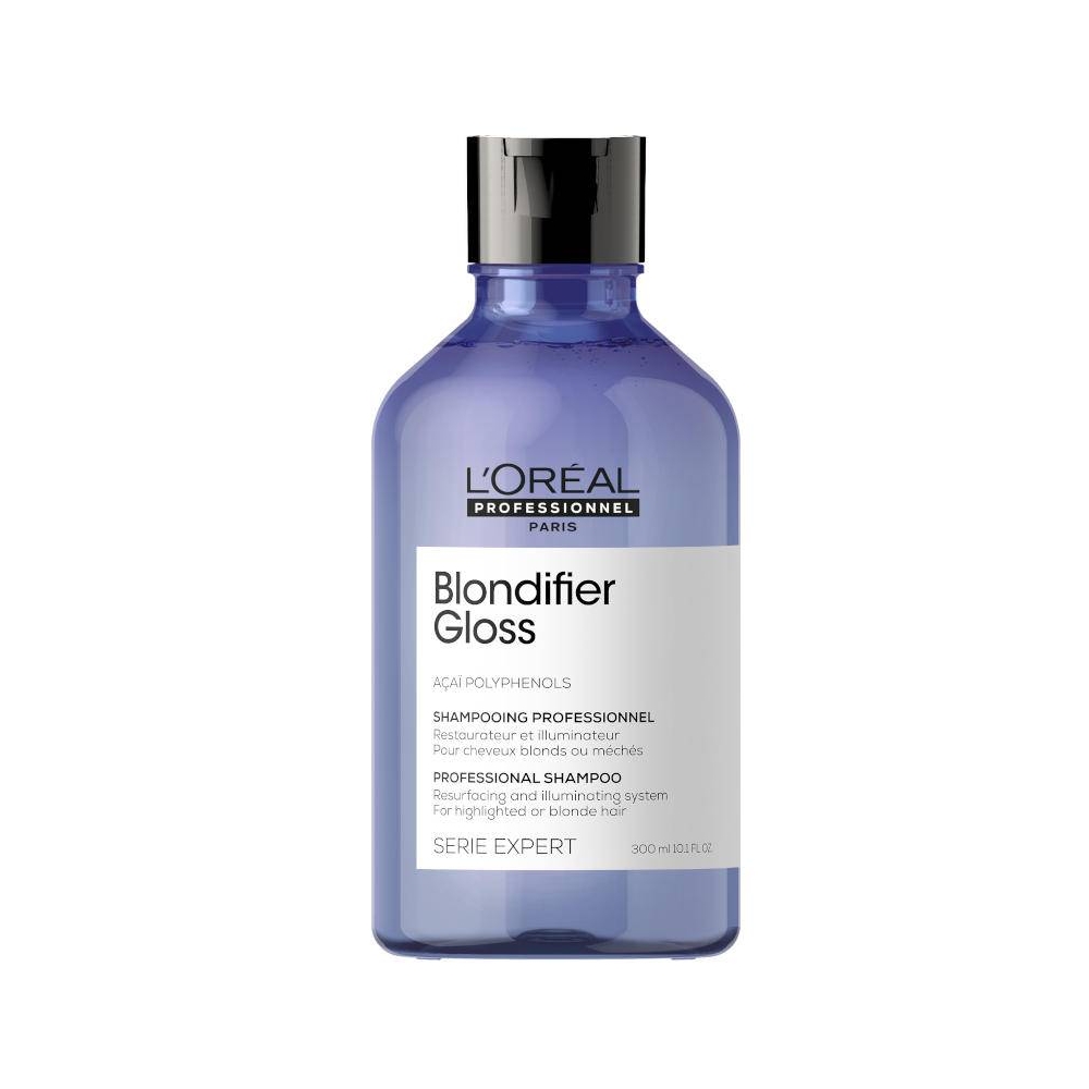 L'oreal Professionnel Blondifier Gloss žvilgesio suteikiantis šampūnas šviesiems plaukams 300ml