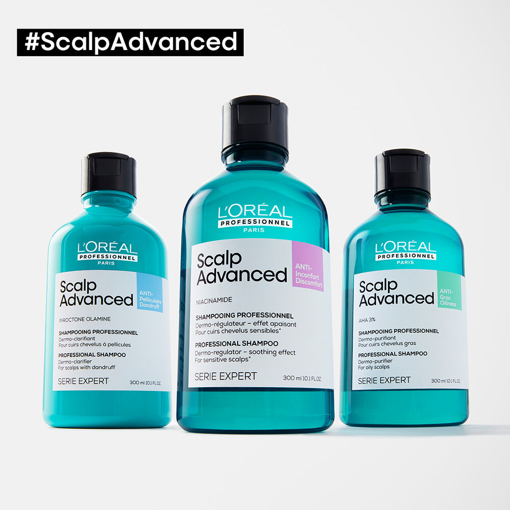 L'Oreal Professionnel Scalp Advanced Anti - dandruff valomasis šampūnas nuo pleiskanų 500ml