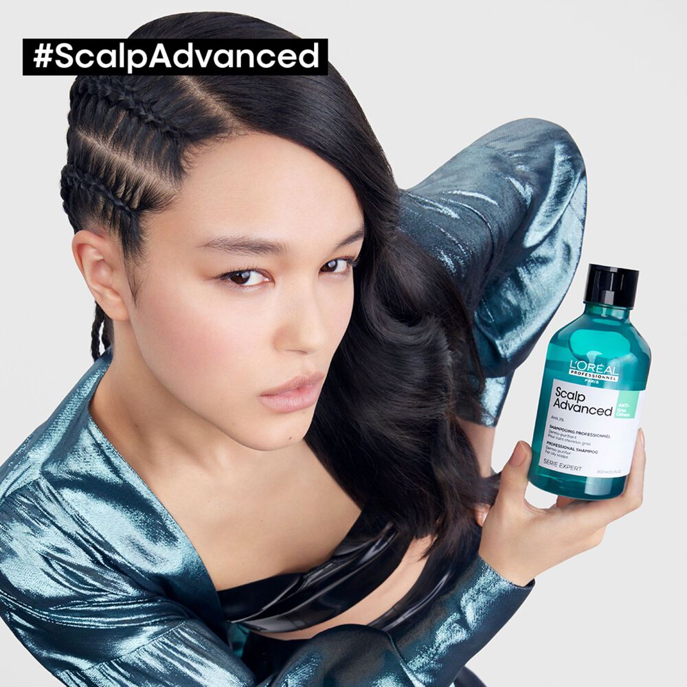 L'Oreal Professionnel Scalp Advanced Anti - Oilness valomasis šampūnas riebiems plaukams 500ml