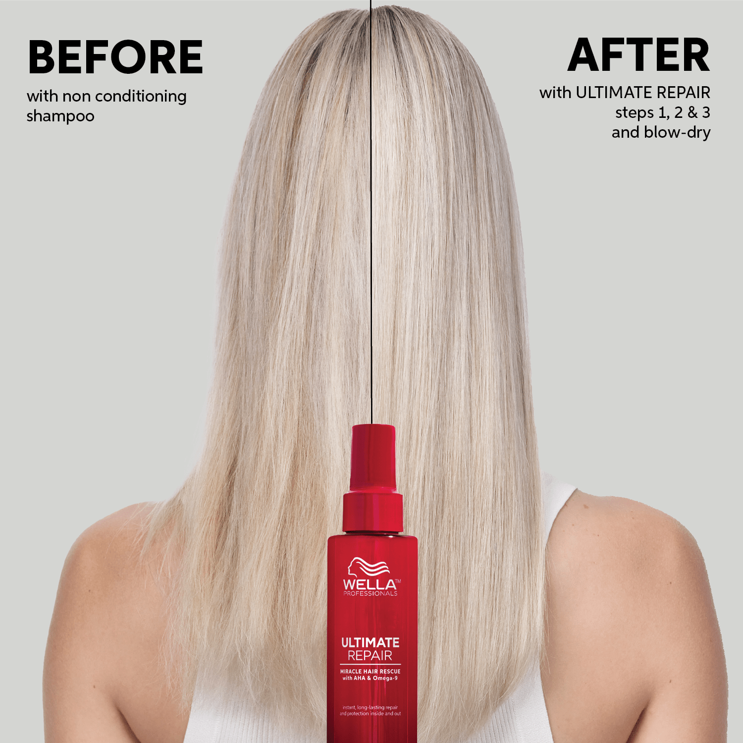 WELLA PROFESSIONALS ULTIMATE REPAIR pažeistus plaukus per 90 s atkuriantis nenuplaunamas purškalas STEP 3 | 30ML | 95ML