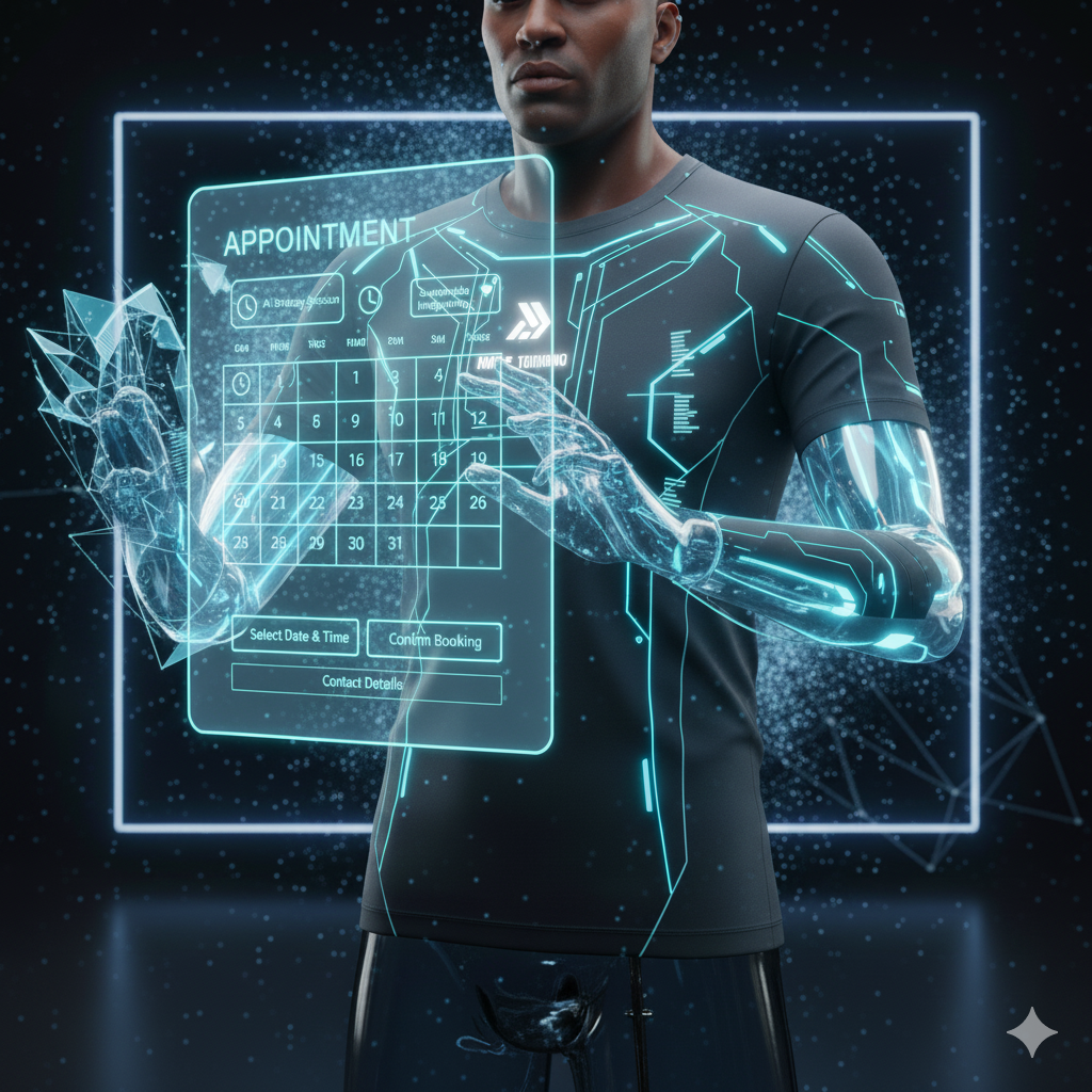 Futuristic Holographic Appointment System
