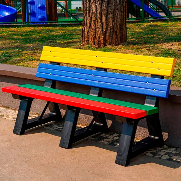 Banco Color em Madeira Plástica 1500 mm