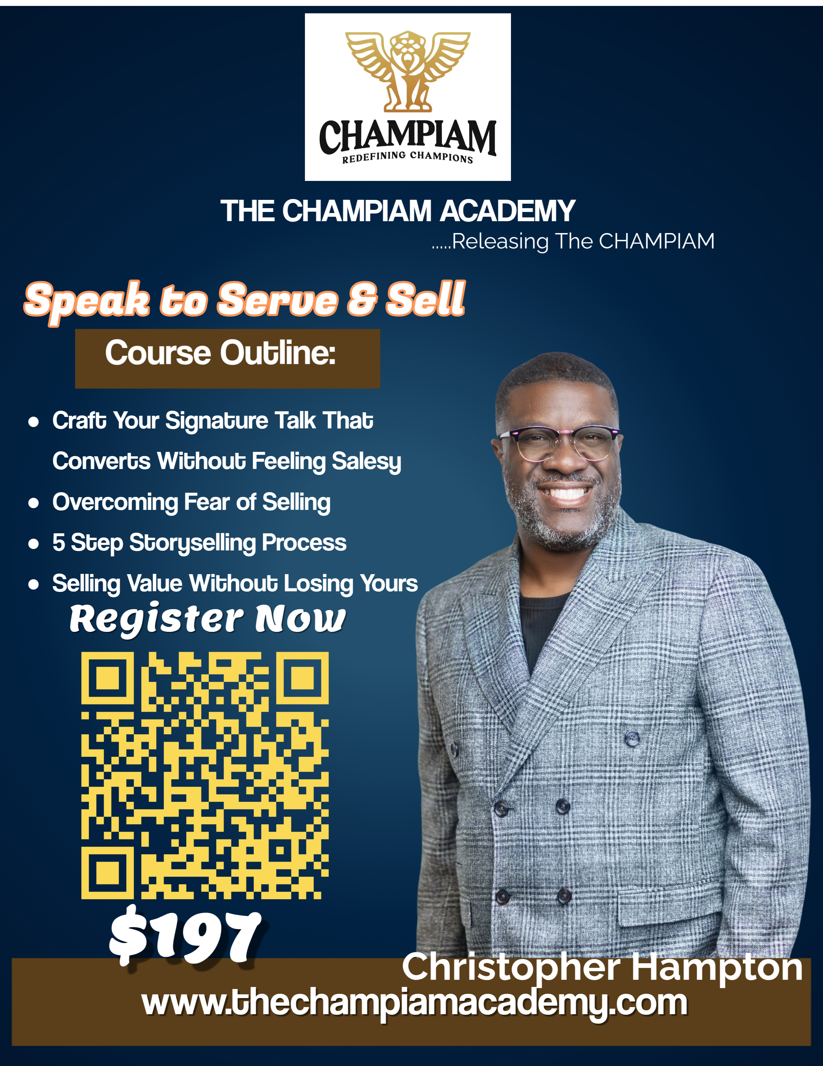 Speak to Serve & Sell Course