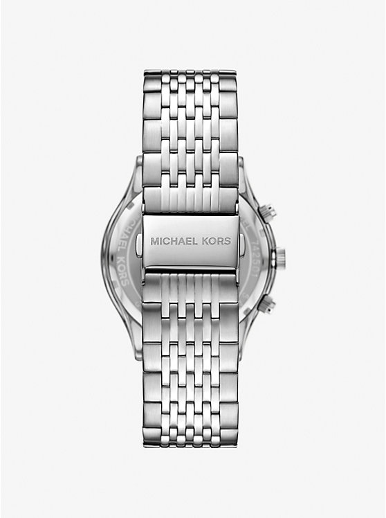 Michael Kors Outlet Oversized Aspyn Silver-Tone Watch