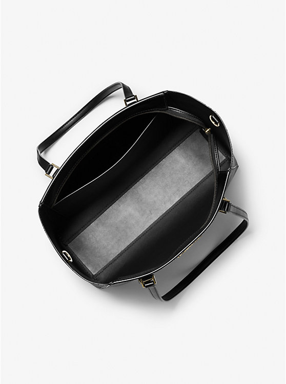 Michael Kors Outlet Charlotte Large Saffiano Leather 3-in-1 Tote Bag