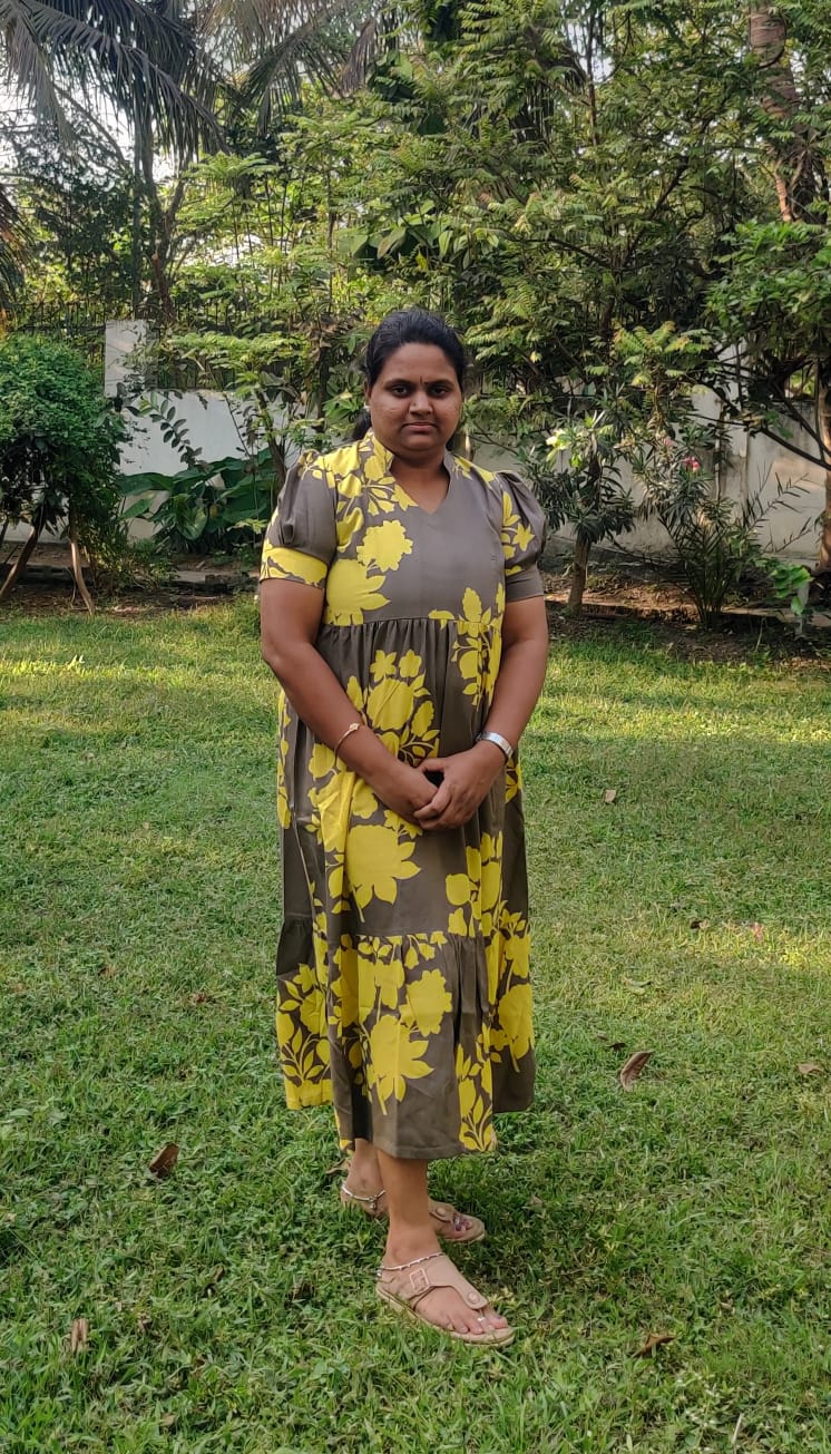 Yellow Floral Cotton Dress