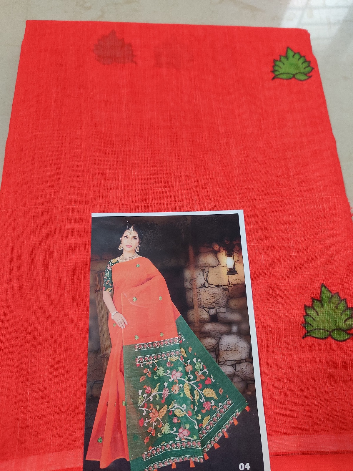 Linen Cotton Saree 