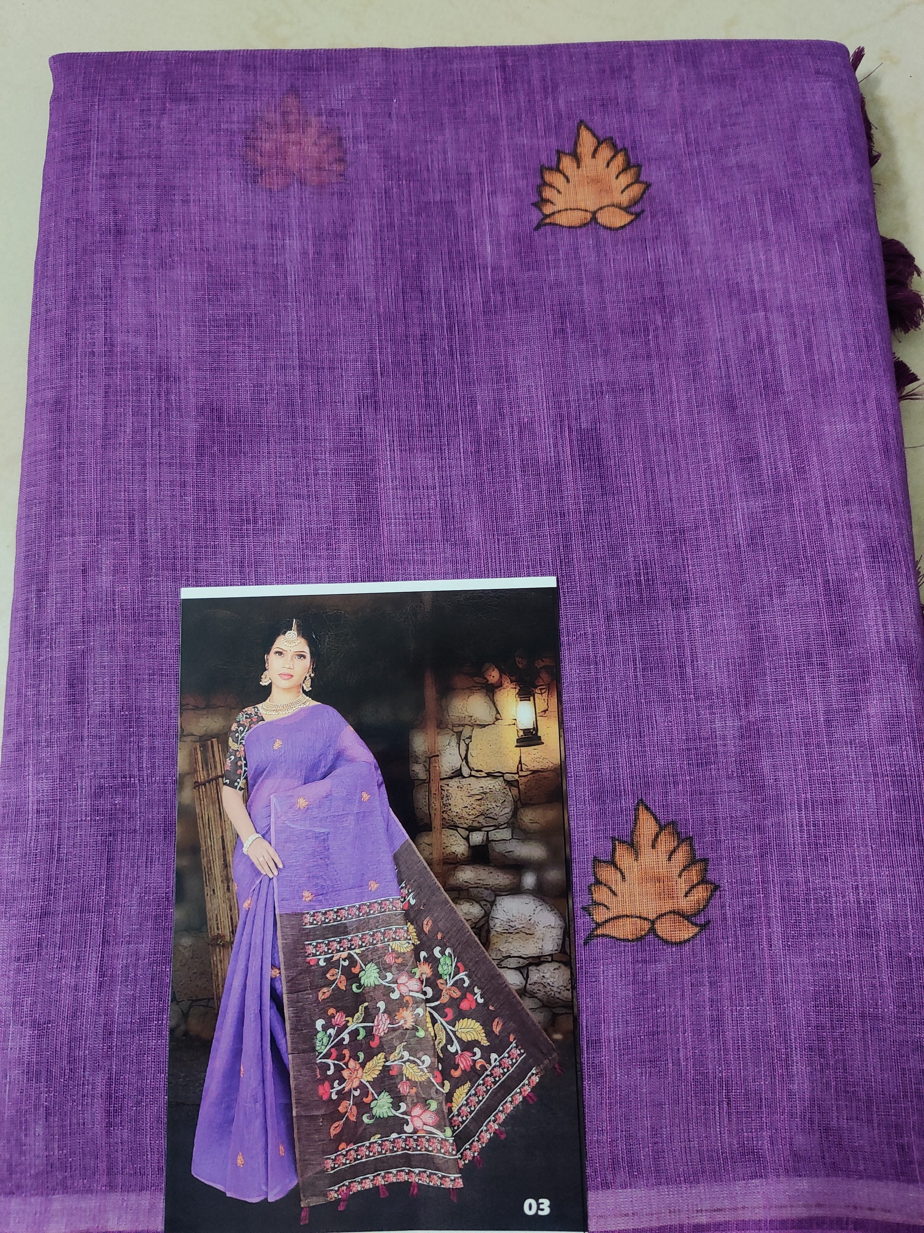 Linen Cotton Saree 