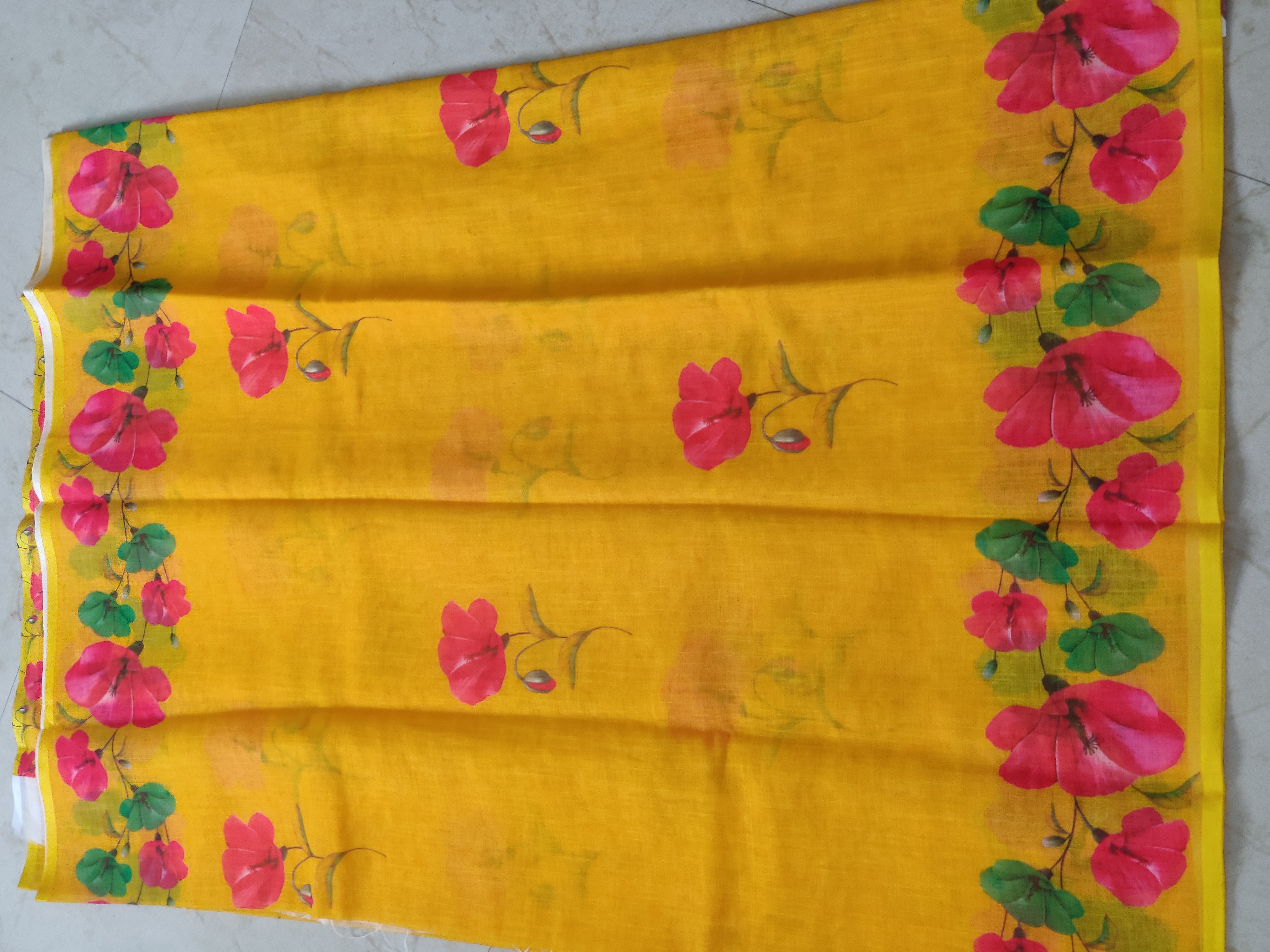 Linen Cotton Saree 