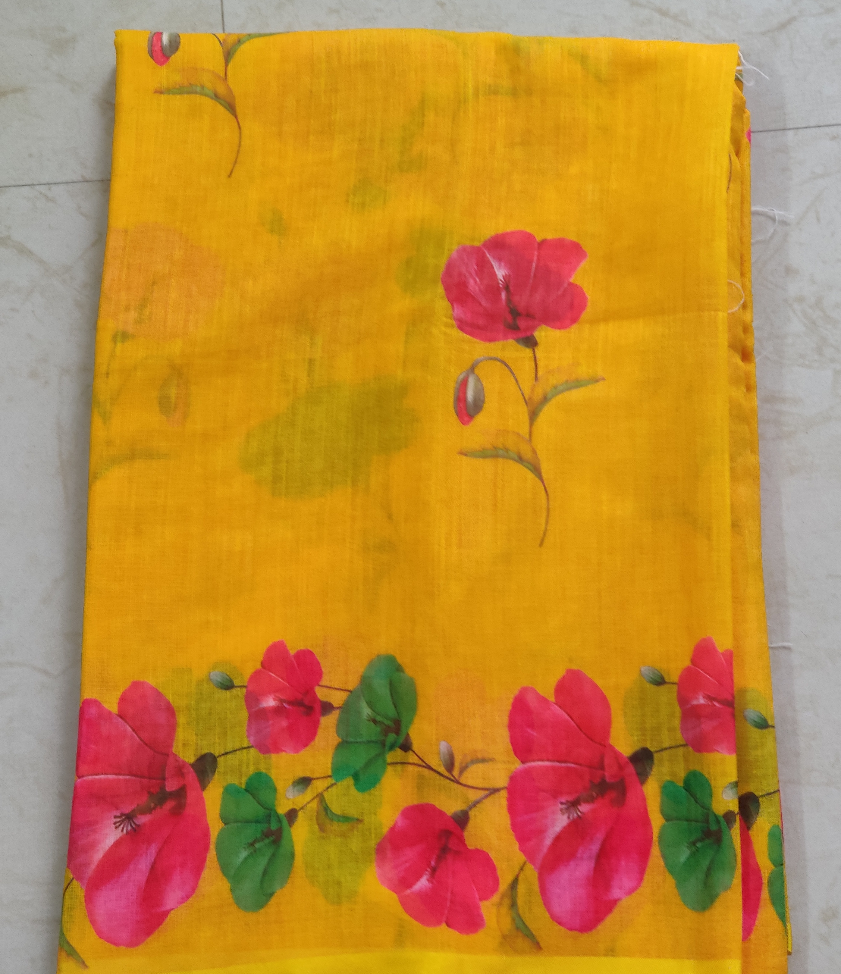 Linen Cotton Saree 