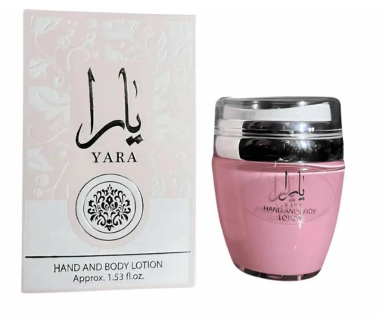 Lait corporel et mains Yara