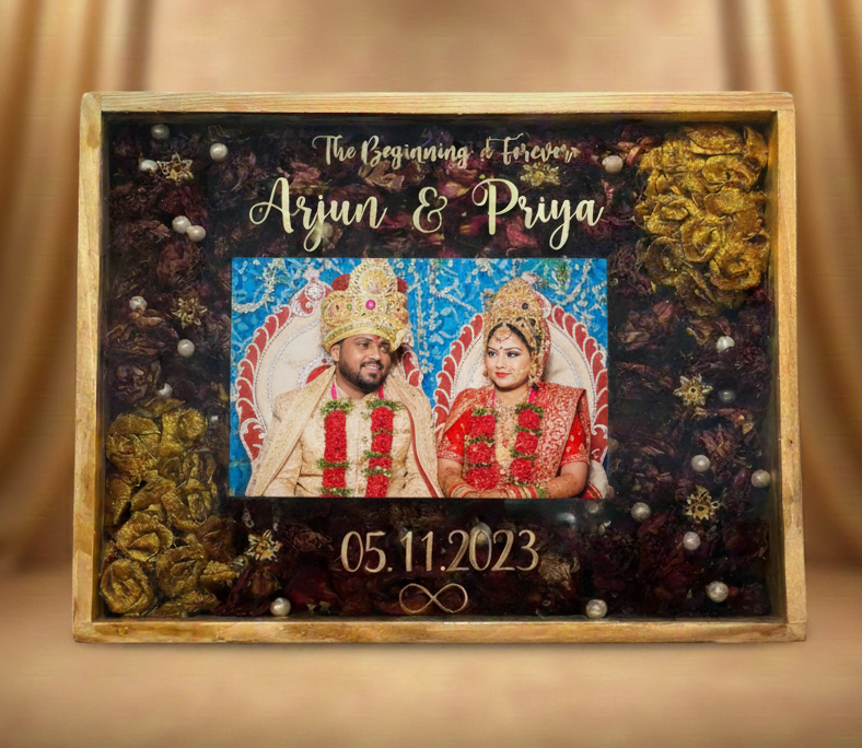 Personalized Wedding Baramala preservation Frame