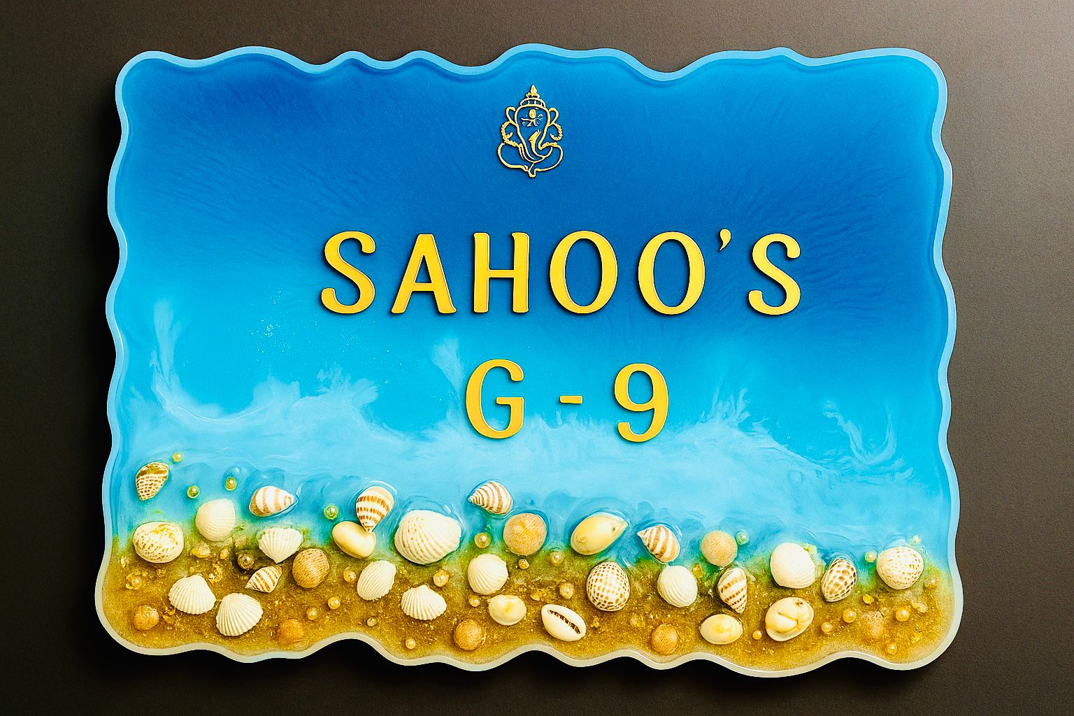 Ocean Bliss Name Plate