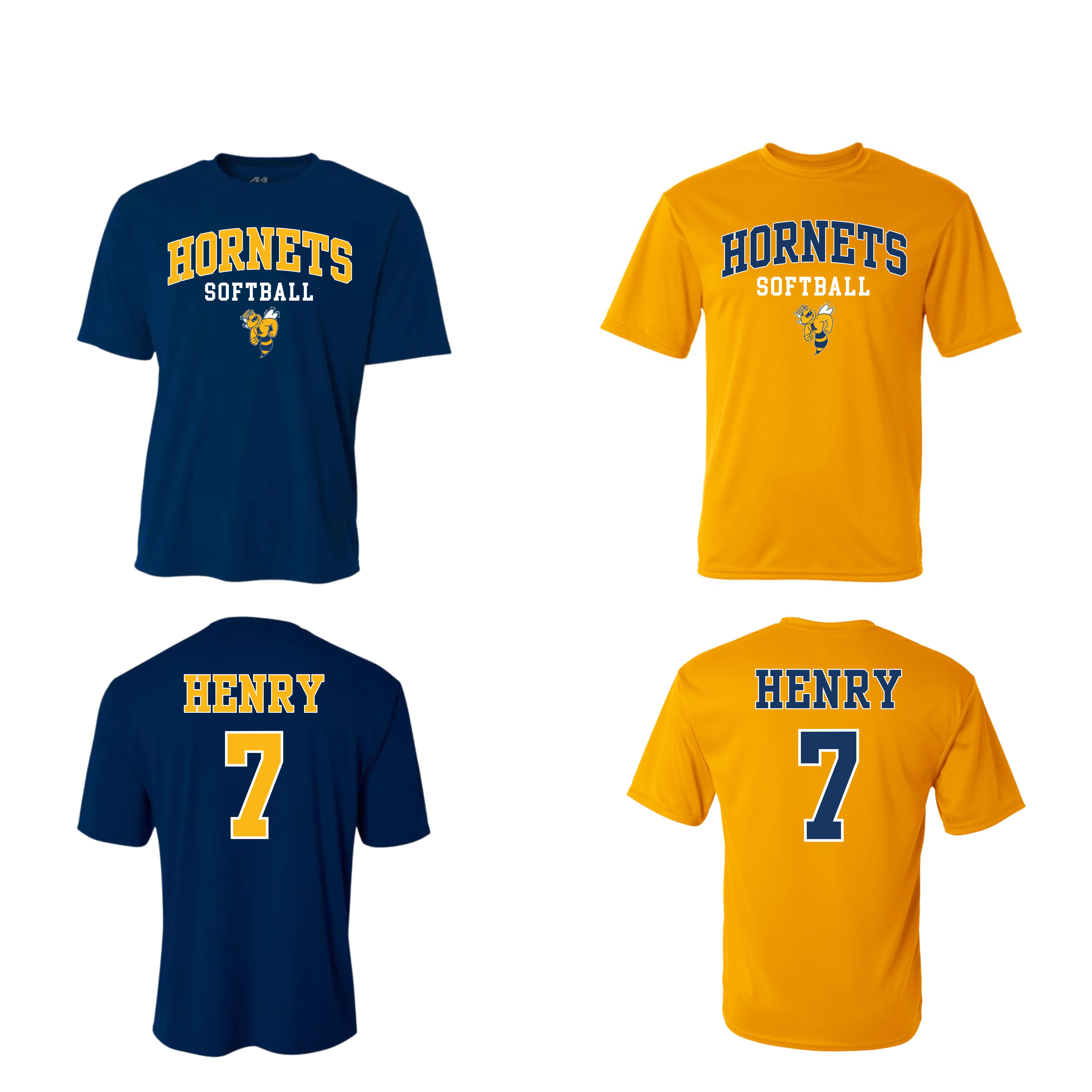 Customized Hornets Softball T-Shirt