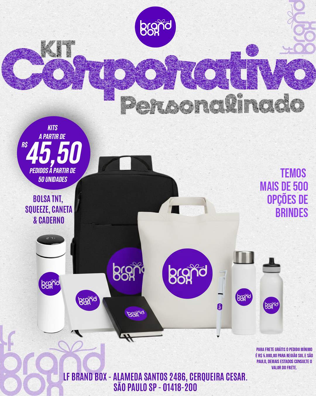 Transforme o presente da sua marca em uma experiência inesquecível!