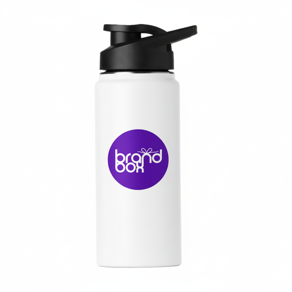 SQUEEZE EM ALUMÍNIO branco" 600ML