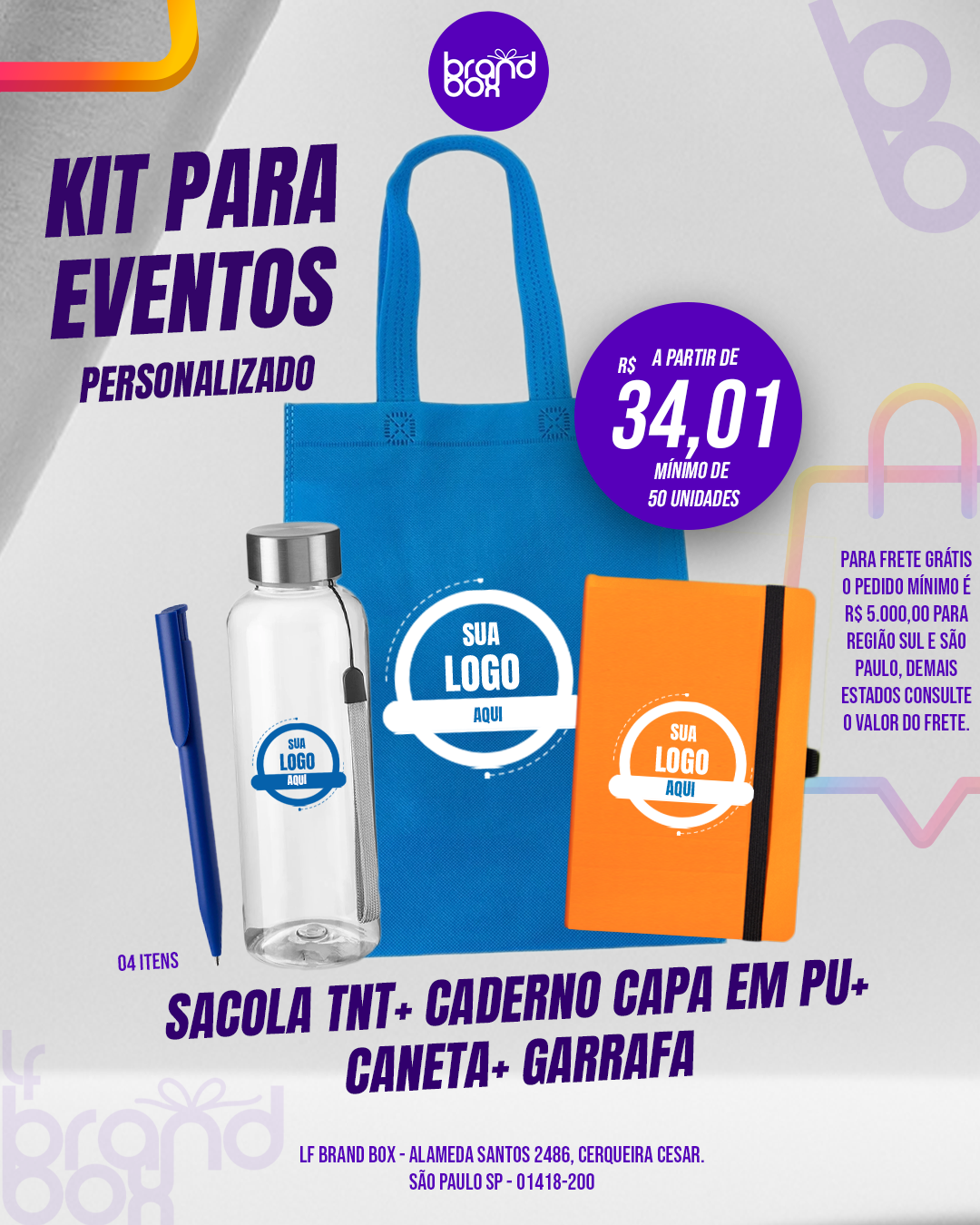 Kit Personalizado da LF Brand Box