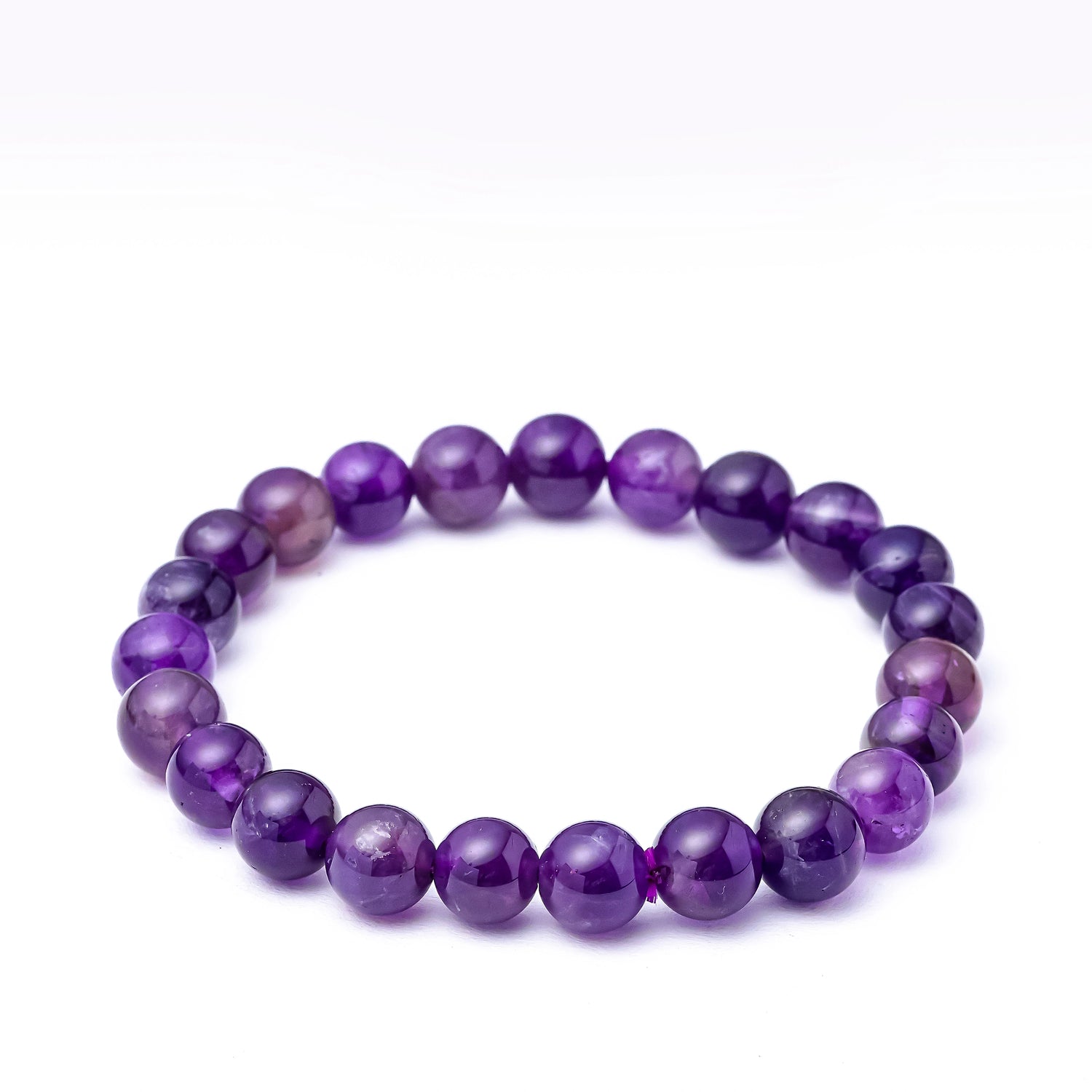 Amethyst Bead Bracelet