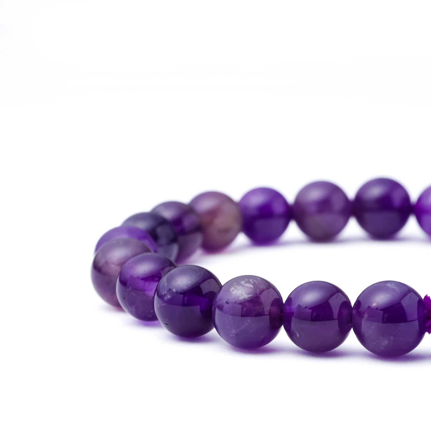 Amethyst Bead Bracelet