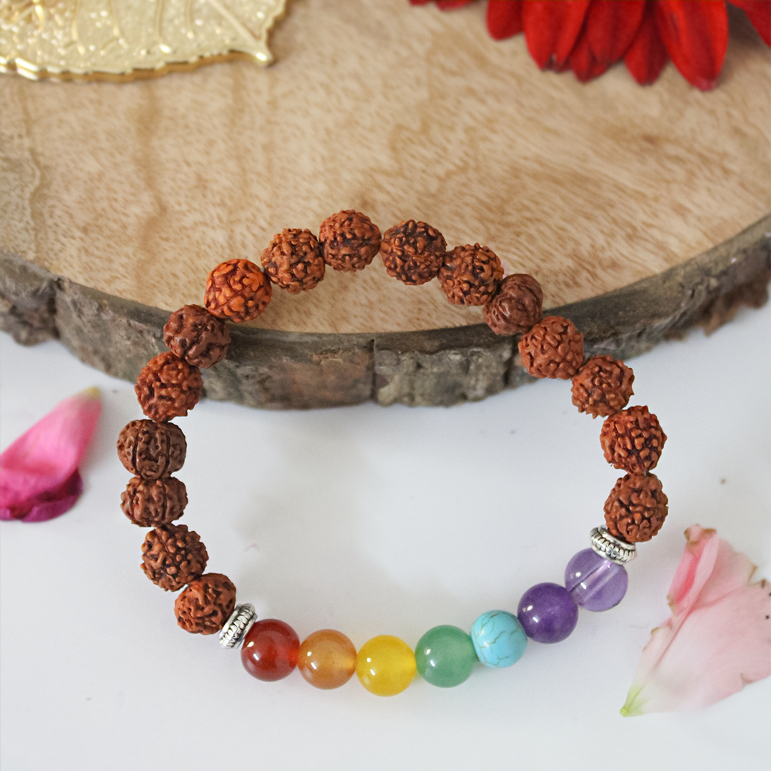 Rudraksha Chakra Healing Bracelet