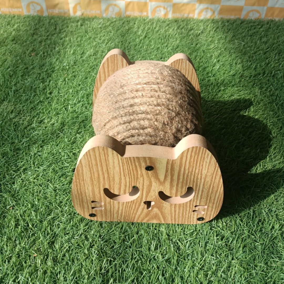 Cat-Shaped Cat Scratcher