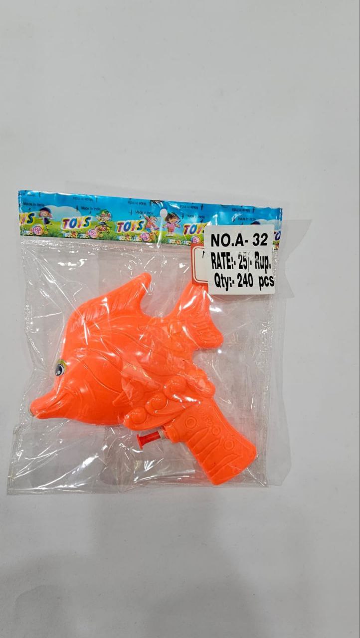 Orange Fish Water Gun