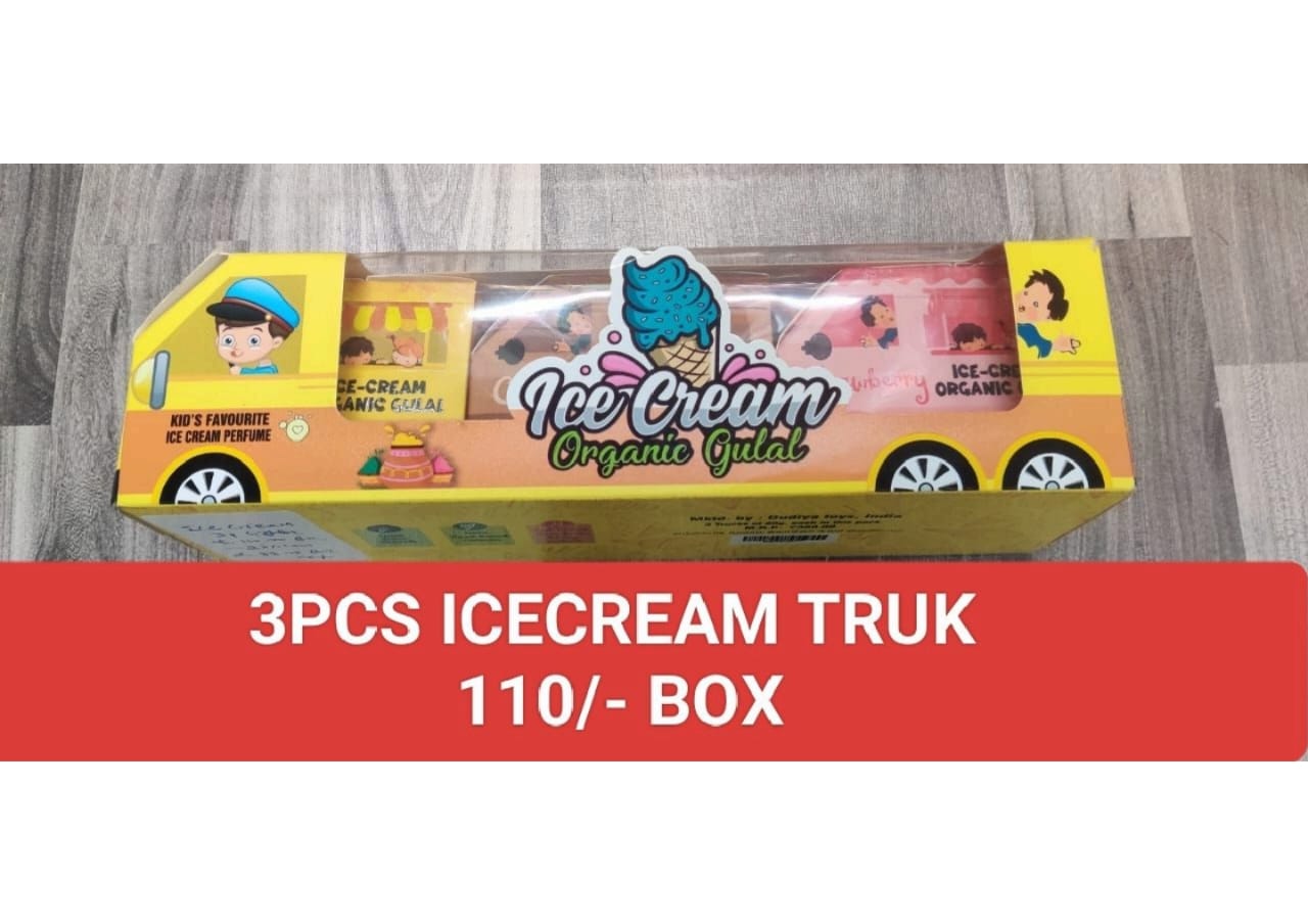 3PCS Ice Cream Truck Toy Set