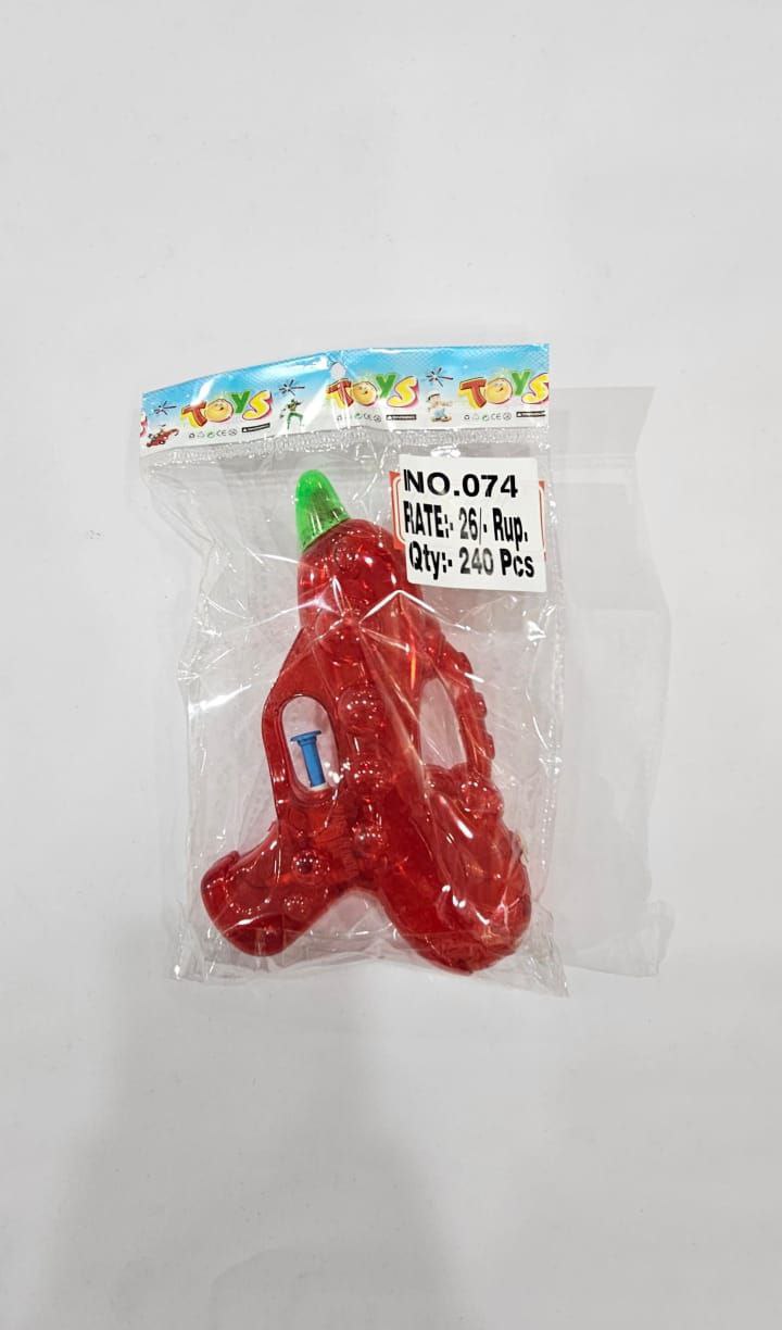 Red Plastic Water Gun