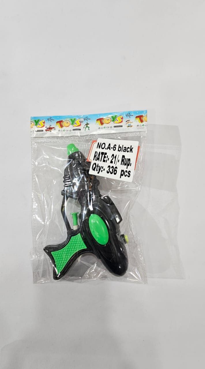 Black and Green Toy Water Gun