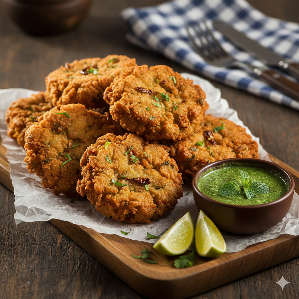 Thakurbarir Crispy Bhetki Pakora (6pcs)