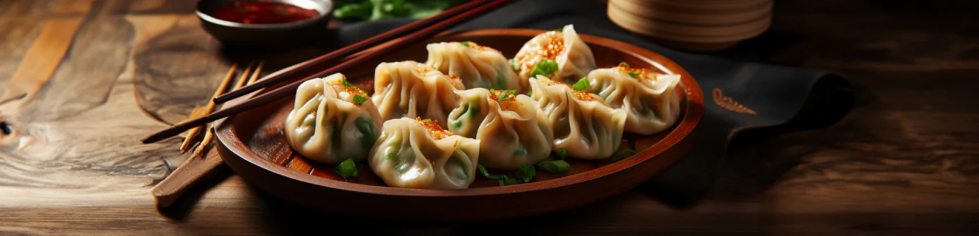 Veg Momo (6pcs) - Steamed