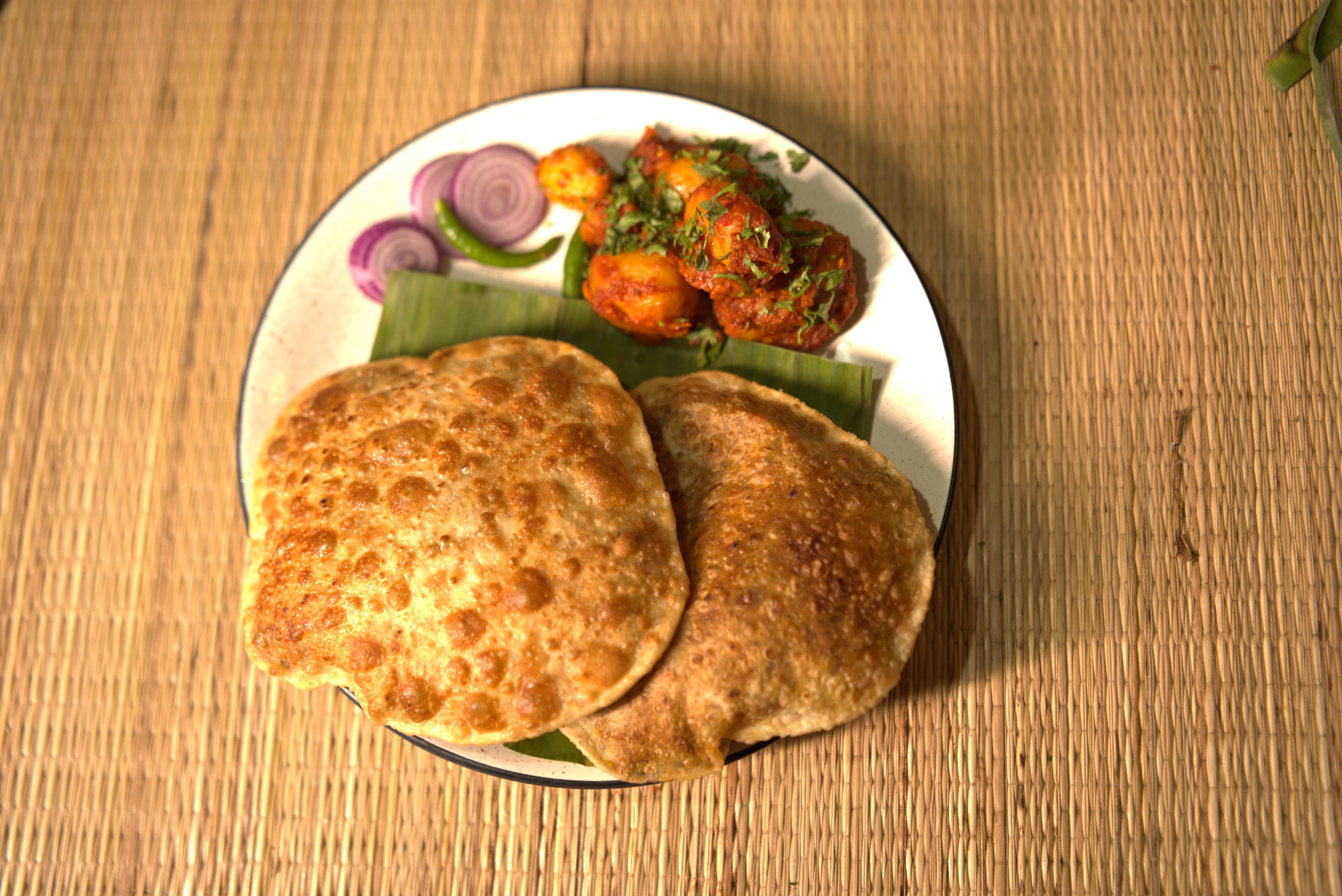 Poori with Aloo Sabzi