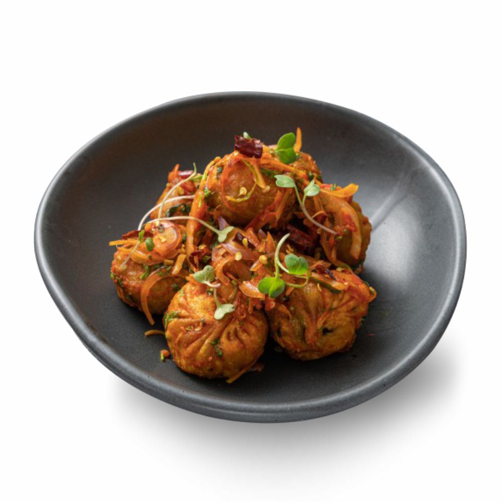 Mutton Momo (5pcs) - Pan Fried