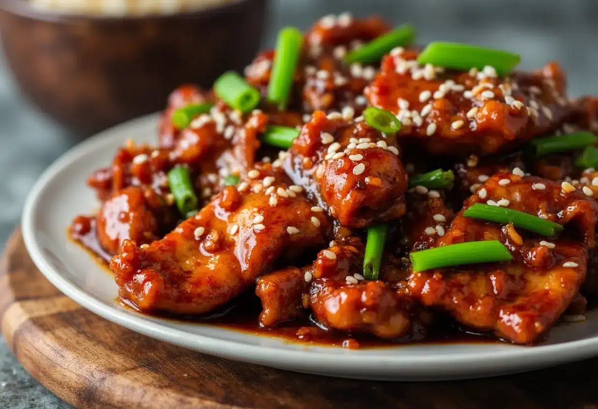 Mongolian Main Course - Pork