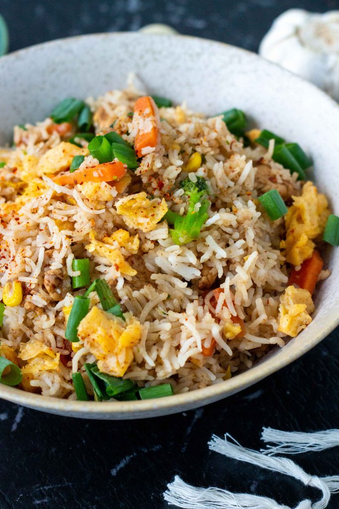 Hot Garlic Rice (1ltr) - Egg