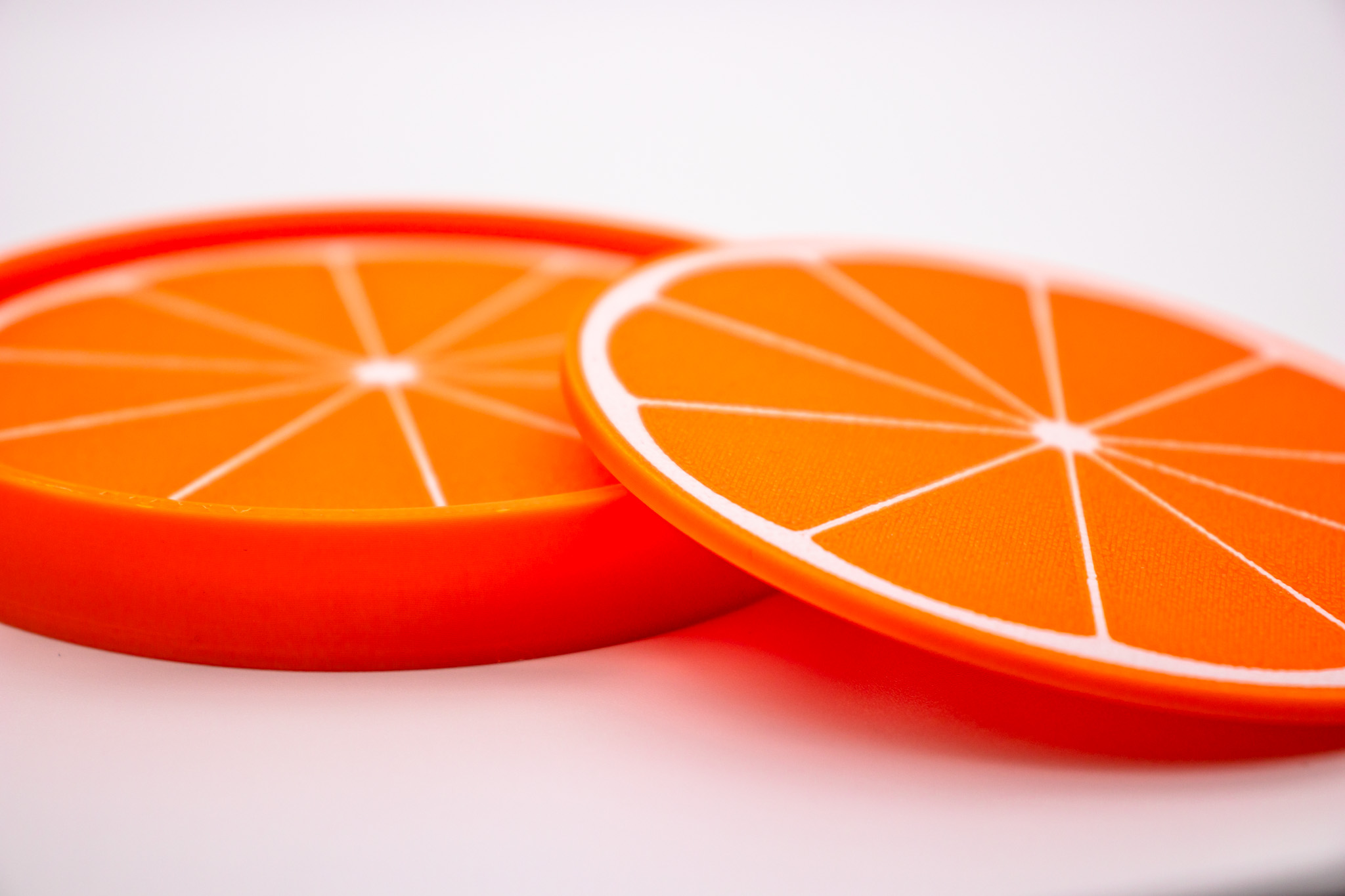 Base de Copos em formato de laranja