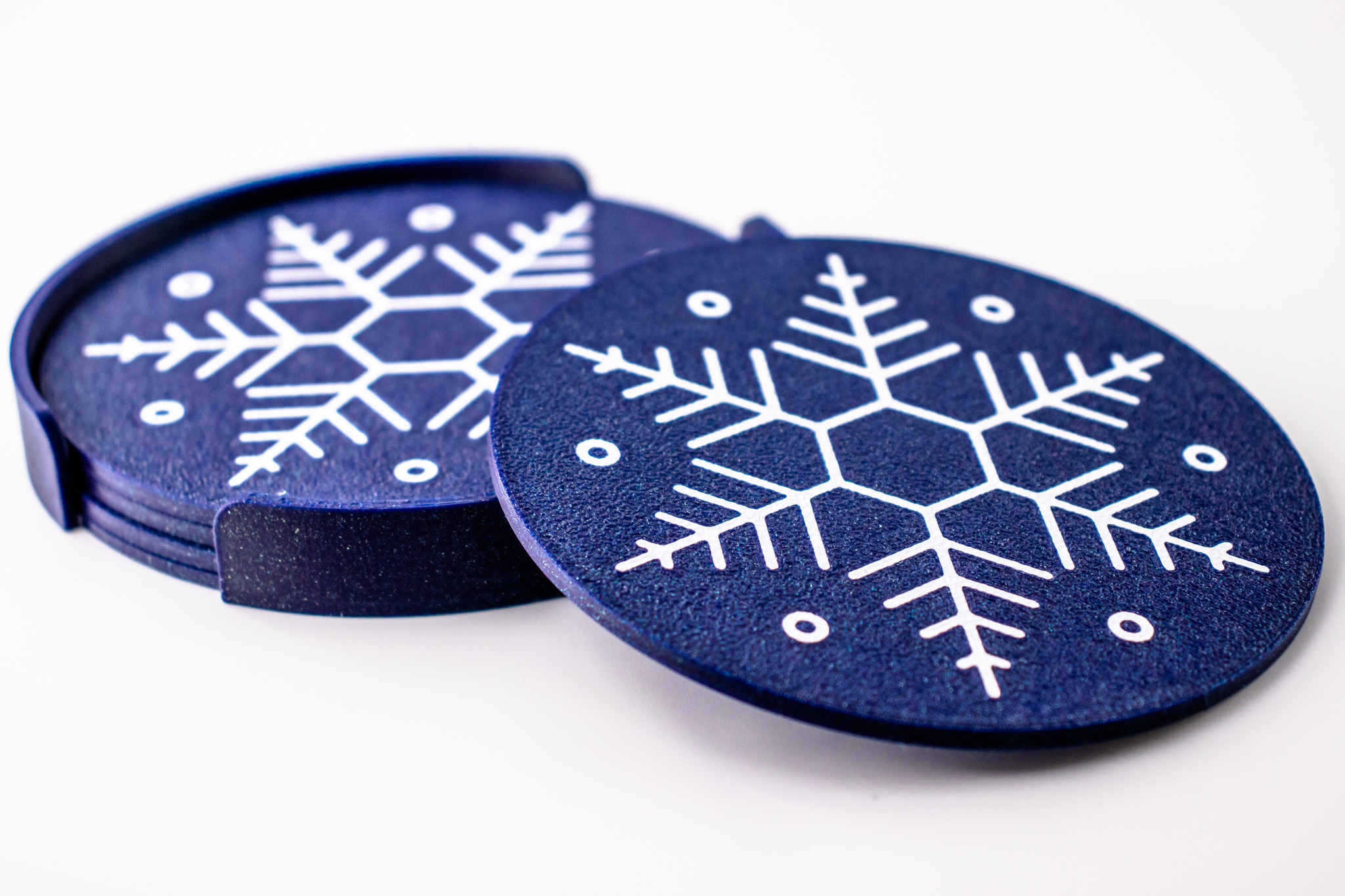 Base de Copos "Snow Flake" Natalício