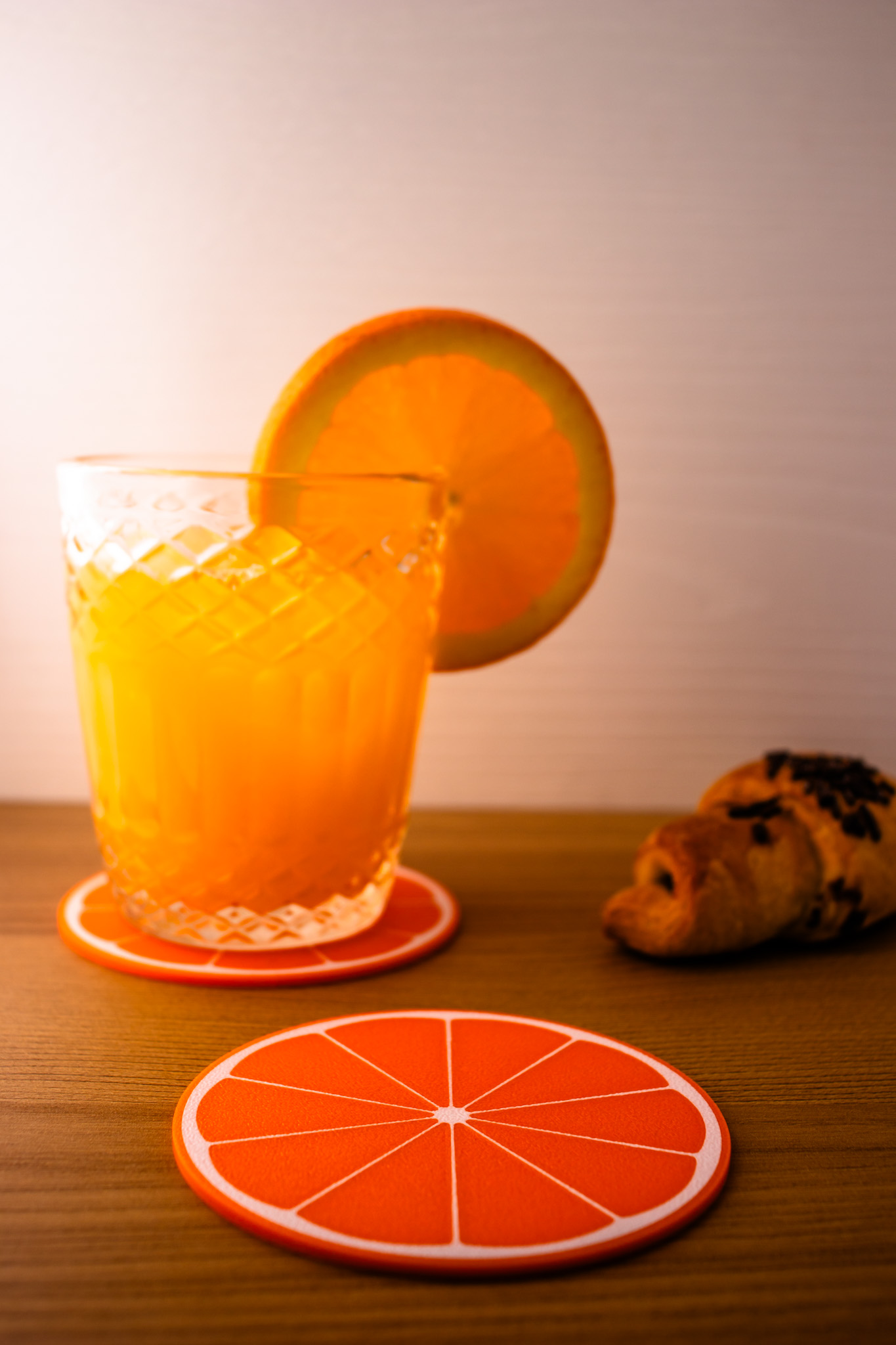 Base de Copos em formato de laranja